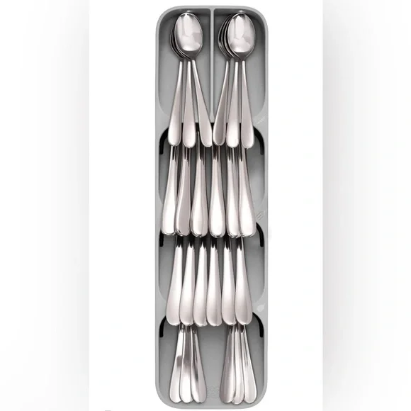 Joseph Joseph Drawer Store - Compact Cutlery Drawer Organizer, Grey - Picture 2 of 14